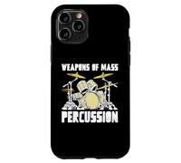Weapons of Mass Percussion Drum Kit Vintage Music Coque pour iPhone 11 Pro