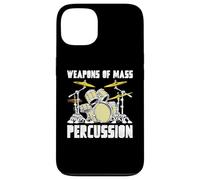 Weapons of Mass Percussion Drum Kit Vintage Music Coque pour iPhone 13