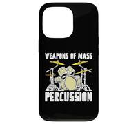 Weapons of Mass Percussion Drum Kit Vintage Music Coque pour iPhone 13 Pro
