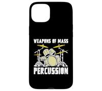 Weapons of Mass Percussion Drum Kit Vintage Music Coque pour iPhone 15 Plus