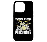 Weapons of Mass Percussion Drum Kit Vintage Music Coque pour iPhone 15 Pro Max