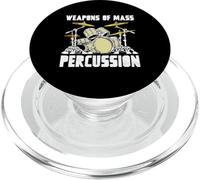 Weapons of Mass Percussion Drum Kit Vintage Music PopSockets PopGrip pour MagSafe