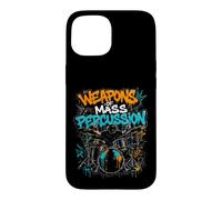 Weapons of Mass Percussion Graffiti Batteur Art Coque pour iPhone 15
