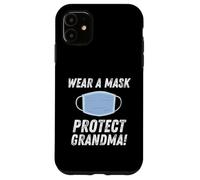 Wear A Mask Protect Grand - Gift for Grandchildren Coque pour iPhone 11