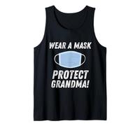 Wear A Mask Protect Grand - Gift for Grandchildren Débardeur