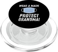 Wear A Mask Protect Grand - Gift for Grandchildren PopSockets PopGrip pour MagSafe