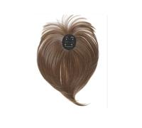 Wear and Go Glueless Topper de cheveux de 10 pouces avec pince à frange, couverture 3D à 360 ° for femmes avec cheveux clairsemés for un usage quotidien(SFK007-3)
