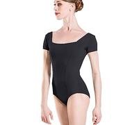 Wear Moi Reverence Justaucorps en coton et élasthanne pour femme, noir, Taille S