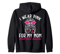 Wear Pink for My Mom Sensibilisation au Cancer du Sein Sweat à Capuche