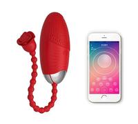 Wearable App étanche Bluetooth Masseur Portable avec Contrôle APP, Masseur de Intelligent Bluetooth avec Application pour Smartphones avec iOS et Android Toy AM4
