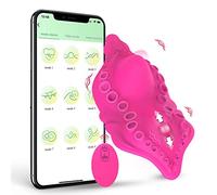Wearable App étanche Bluetooth Masseur Portable avec Contrôle APP, Masseur de Intelligent Bluetooth avec Application pour Smartphones avec iOS et Android Toy AM1