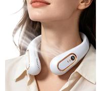 Wearable Bladeless Neck Fan - 5-Speed Portable Cooler | Hands-Free Recharge