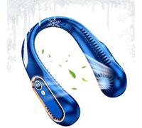 Wearable Bladeless Neck Fan - 5-Speed Portable Cooler | Hands-Free Recharge