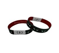 Wearable Bracelets with NFC Daily Verse Bracelet Inspirational Small Double Hoop