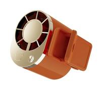 Wearable Fan, 3 Speed Adjustable 360 Degree Rotation LED Display Clip On Personal Cooling Device, Portable Hands Free Mini Fan for Summer Travel Camping Beach Festival Sports Office Desk Hiking