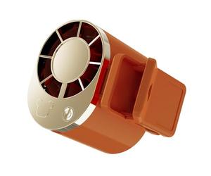 Wearable Fan, 3 Speed Adjustable 360 Degree Rotation LED Display Clip On Personal Cooling Device, Portable Hands Free Mini Fan for Summer Travel Camping Beach Festival Sports Office Desk Hiking