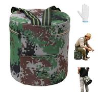 Wearable Garden Stool,Lightweight Foam Work Seat with Waist Straps | Portable Weeding Seat,Gardening Seat for Seniors Chair,Hands-Free Waist Straps,For Weeding,Planting,Fishing,Camping