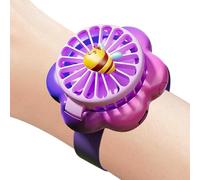 Wearable Mini Fan - Cute Bee Wristwatch Design | Rechargeable LED Personal