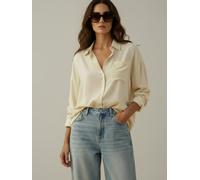 WEARABLE STORIES Chemisier 'Minthe' crème, Taille XS