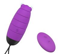 Wearable Vibrer Jouet Vîbrómàsséur pour Femme avec Telecommandé a Distance,ôèuf Vibrànt Sans Fil avec Modes,Godèmichèt Clîtorîdîèn Puissant,Sêxtôysè Silencieux,12 modes E1