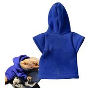 Wearables - Veste en tissu polaire - Sweat à capuche pour animal de compagnie - Vêtement de reptile léger et plus serré - Accessoire de robe doux pour la peau pour animaux de compagnie barbus