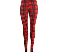 WearAll Desire Clothing Legging long pour femme Motif tartan Rouge Taille 42-50, Rouge écossais, 36-38