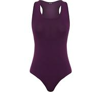 WearAll - Dos Nageur Body débardeur Top sans Manches - Pourpre - 40-42