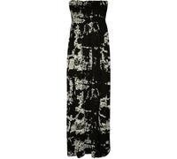 WearAll - Grande Taille imprimé Bandeau Maxi-Robe froncé - Tie Dye - 44-46
