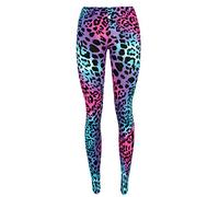 WearAll Legging extensible pour femme Imprimé léopard Taille 36-42, Motif léopard., 44-46 grande taille