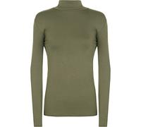 WearAll - Pull à Manches Longues et à col roulé - Hauts - Femmes - Kaki - 36-38