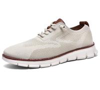 Wearbreeze Shoes for Men Business Casual Oxford Sneakers Breathable Lightweight Lace-Up Dress Shoes for Everyday Comfort (Style_#10,EU_#47)