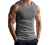 Weardear DéBardeur pour Hommes, Haut de Sport CôTelé, Chemises Musculation, Chemise Musculaire sans Manches, sous Les Aisselles, DéBardeur, Fonctionnelle, EntraîNement, éTé, sous-VêTement