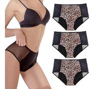 Wearhush Ensemble de sous-vêtements étanches pour femme de plus de 60 à 70 ans souffrant d'incontinence, 3 pièces-J, 5XL