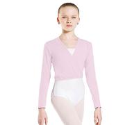 Wearmoi Menuet Cache-cœur en acrylique tricoté pour fille, rose, âge 8/10