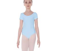 Wearmoi Pirouette Justaucorps en microfibre et élasthanne pour fille, sky, âge 12/14