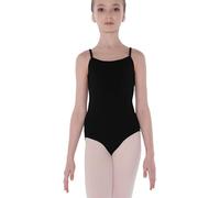 Wearmoi Prelude Justaucorps en coton et élasthanne pour fille, noir, Age 10-12