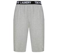 Wearside Cotton Lounge Pyjama Shorts in Light Grey Marl - Tokyo Laundry - XL