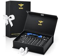 WEARXI Cadeaux pour homme, Set de tournevis de précision 60 en 1, gadgets multi-outils pour remplissage de chaussettes pour homme, set de bits de tournevis à cliquet, cadeaux pour homme pour papa