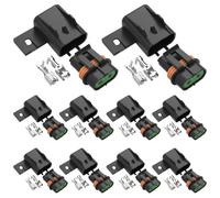 Weasch Lot de 10 porte-fusibles étanches ATO ATC