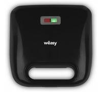 Wëasy JOY600 - Appareil à sandwichs / gaufrier / gril / appareil à beignets - 750 Watt Noir G
