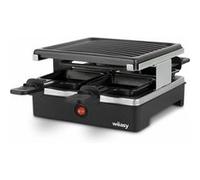 Wëasy Appareil à raclette LUGA40 – Jusqu'à 4 personnes, revêtement anti-adhésif, 600W