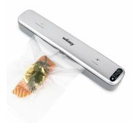 Wëasy Appareil de mise sous vide SIL85 Inox 30 cm – professionnel, secs & humides, 10 sacs lavables