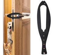 Weatail Support Porte pour Chat | Alternative à la chatière,Sangle Verrouillage Flexible à Installation Rapipour Laisser Entrer Les Chats et Garder Les Chiens Ho la litière