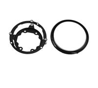 WEATapnvc Ensemble d'anneau de support de support de lunette de garniture de phare, compatible avec Softail Low Rider ST FXLRST 2022 2023 2024 2025 EL DIABLO FXRST 2022