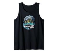 Weather Geek & Proud Storm Chaser Meteorologist Design Débardeur