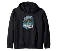 Weather Geek & Proud Storm Chaser Meteorologist Design Sweat à Capuche