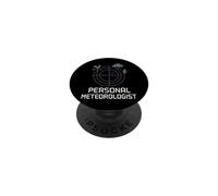 Weather Nerd Humor Storm Tracker Collecteur de données Pluviomètre PopSockets PopGrip Adhésif