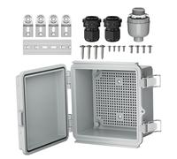 Weather Process Circuit Protection Shell - Conteneur de connexion de fil haute performance avec couvercle verrouillable | Kit d'installation d'approvisionnement pour tours de communication, systèmes