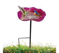 Weather Resistant Bird Bath, Outdoor Water Bowl, 12x6 inches Feeder with Stable Base, Strong Resin Garden Accessory, Decorative Bowl with Classic Design, Backyard Decor for Patio and Lawn