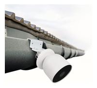 Weather Resistant Gutter Mount Compatible with Google Nest Cam (Battery) - White - Flexible Mount for Nest Cam